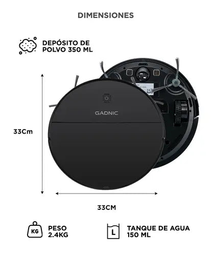 Aspiradora Robot Gadnic Z700